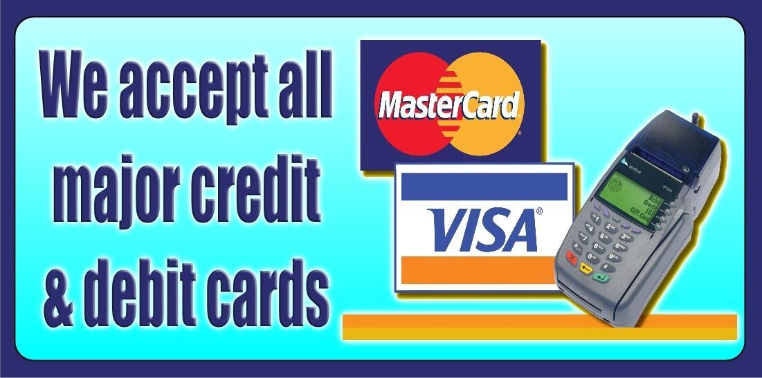 We accept debit and credit card. Best construction company in El Paso, TX